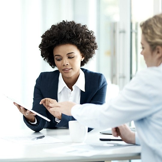 women talking