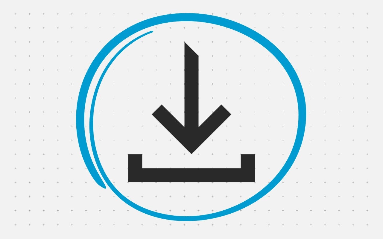 download icon plus gesture