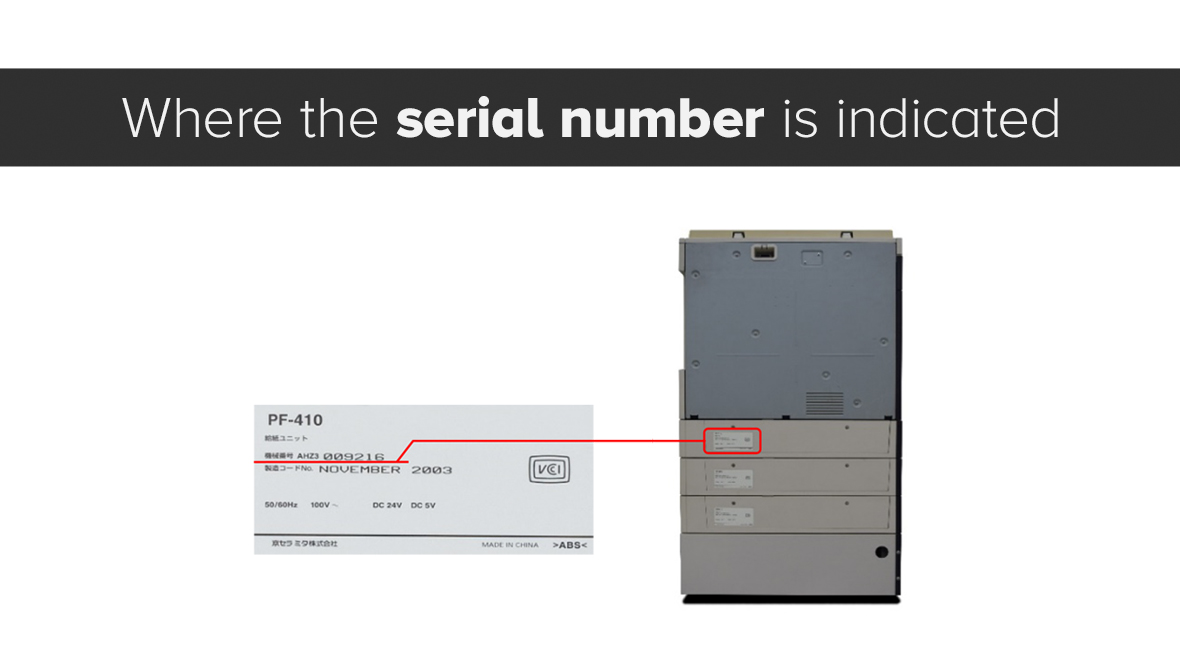 serial number