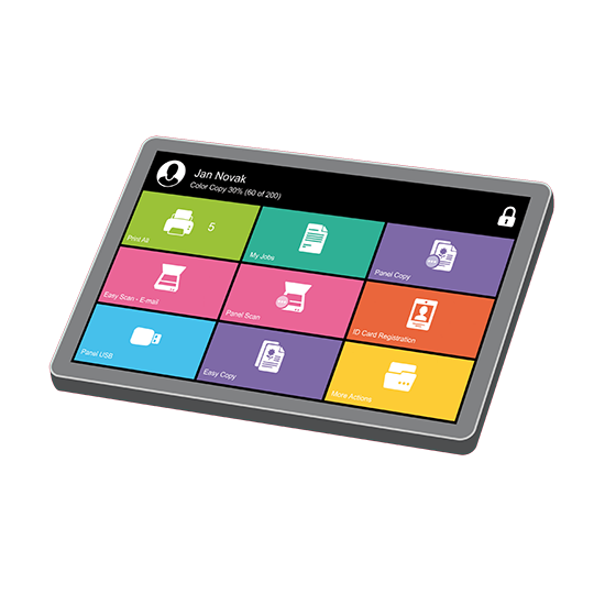 Helppo käyttää, tehokas, muokattavissa tablet