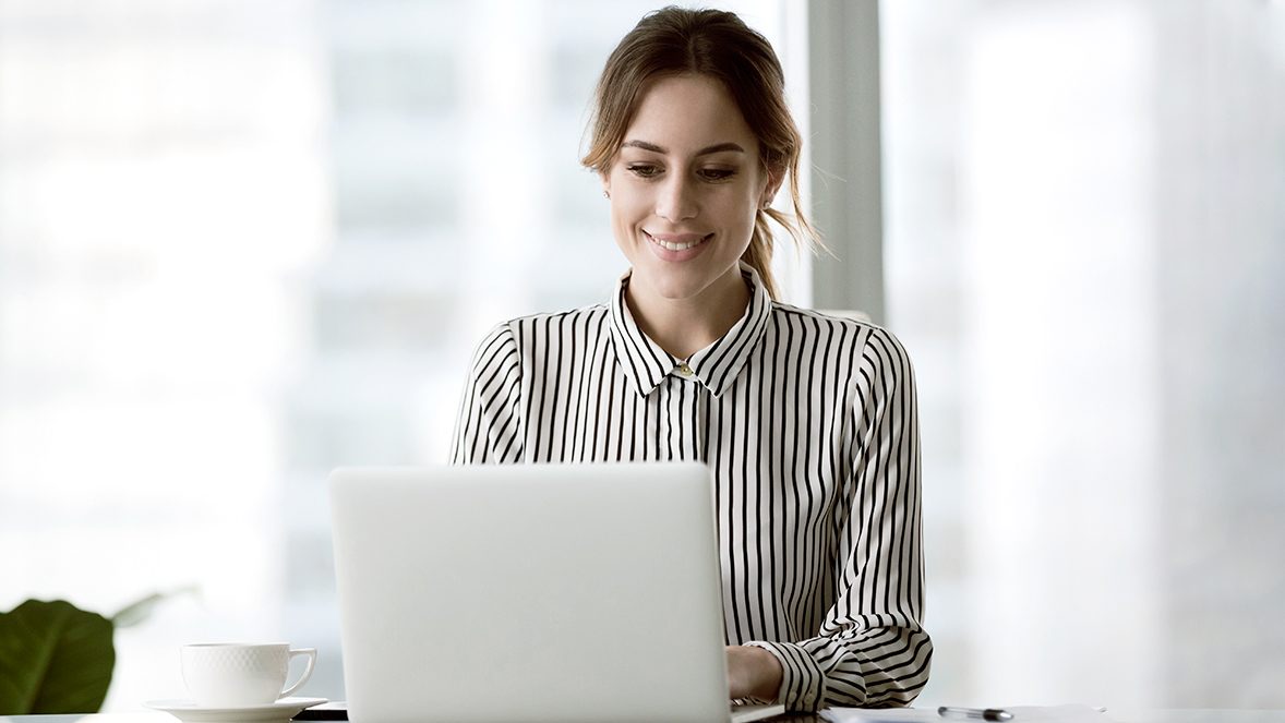 woman with a pc woman with a pc