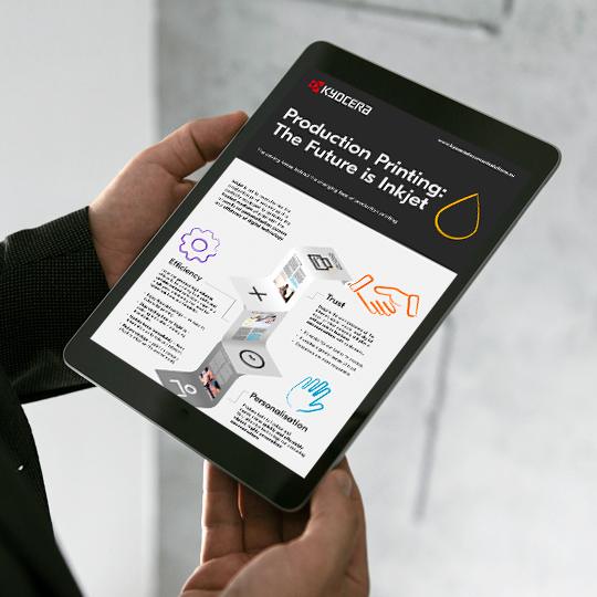 tablet with the ebook